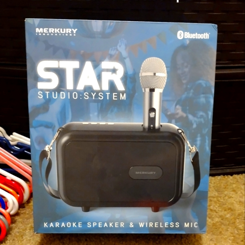 Brand new karaoke machine.